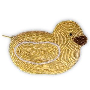 NWOT Beaded Duck Change Purse